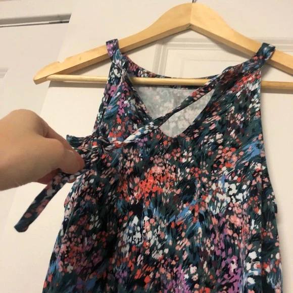 Time and Tru Summer Floral Midi Dress Size XS - Picture 6 of 12